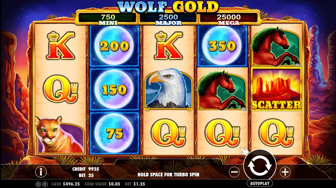 wolf-gold Interfaz